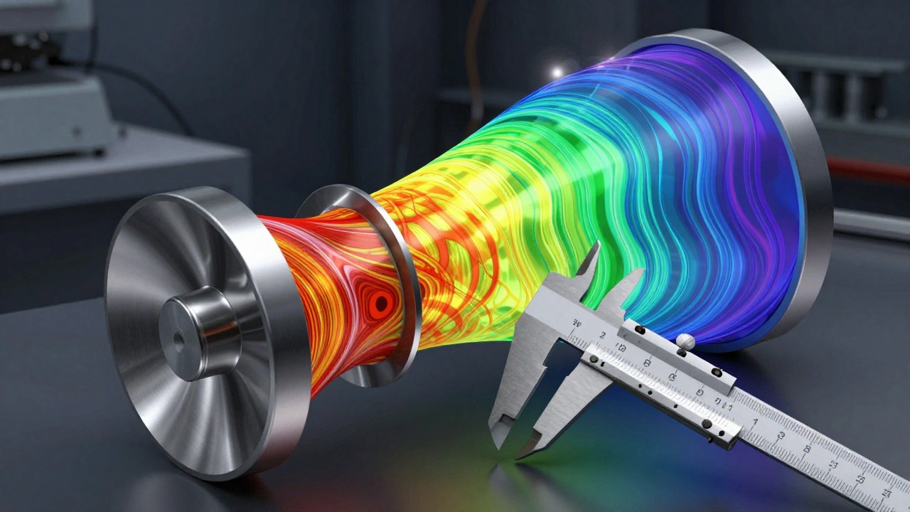 Анализ напряжений в турбинной лопатке