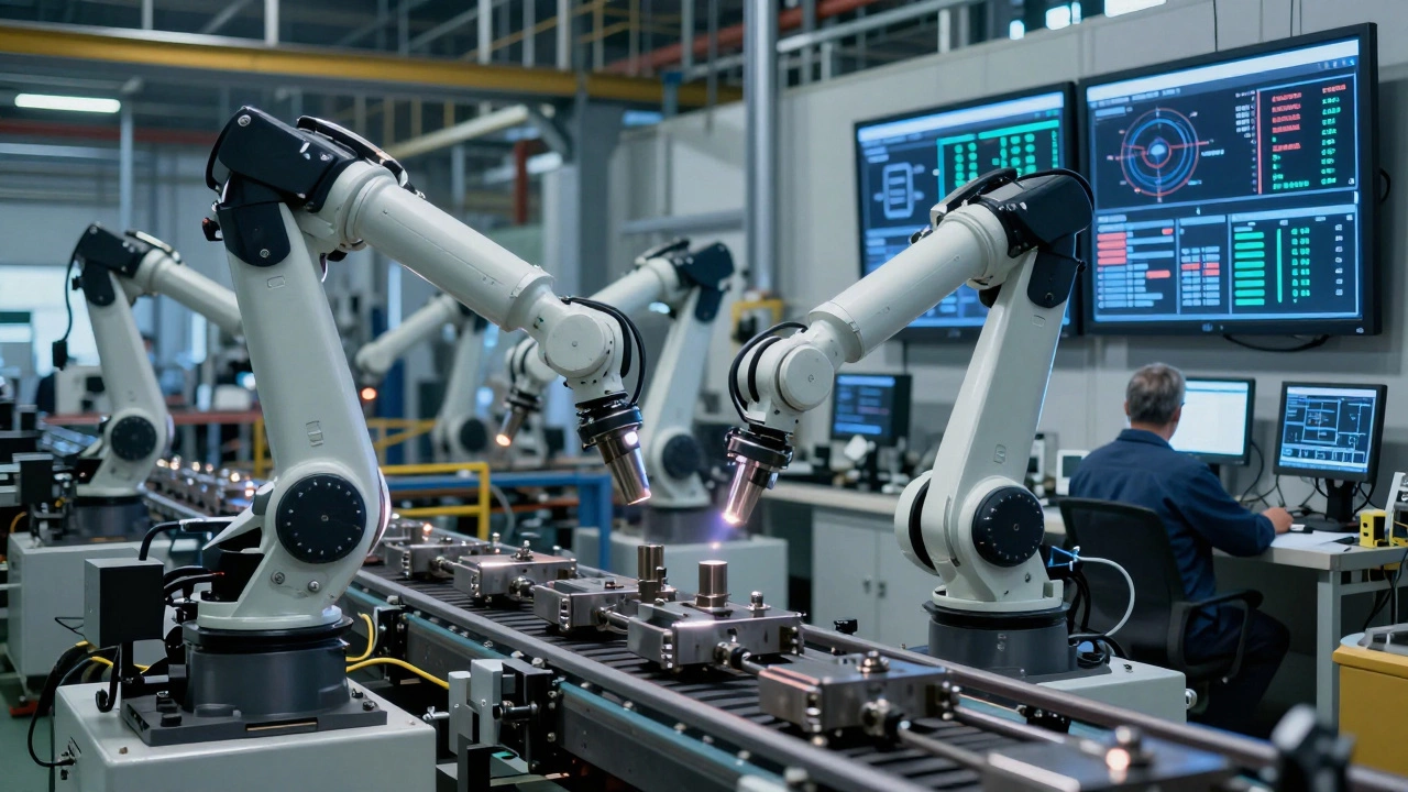 Что такое автоматизация в промышленности: простыми словами о том, как роботы и системы меняют заводы