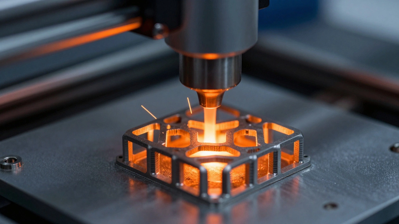 Процесс 3D-печати металлической детали с использованием аддитивных технологий